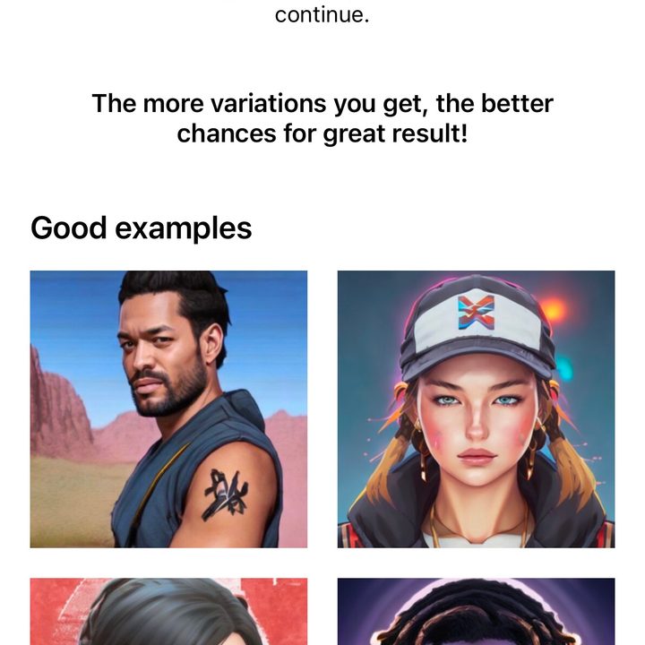Explanation of the AI selfie generator in the Lensa AI app.