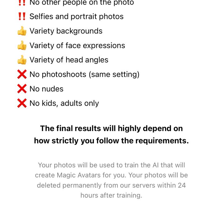 Explanation of the AI selfie generator in the Lensa AI app.