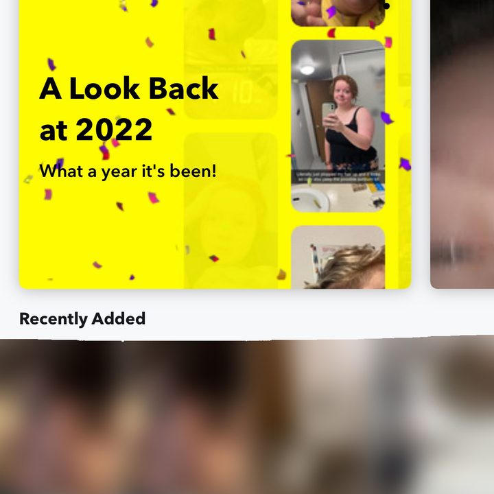 Snapchat 2022 year end recap.