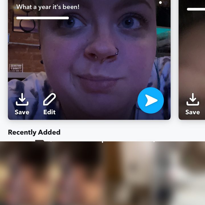 Snapchat 2022 year end recap.