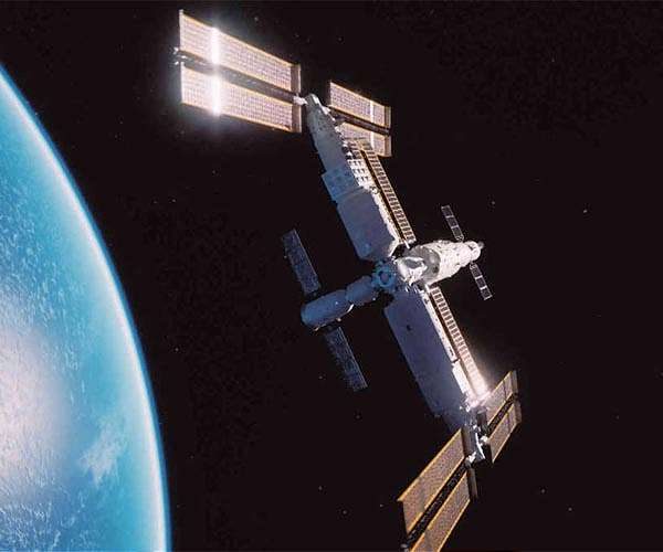 Illustration of China’s Tiangong space station.