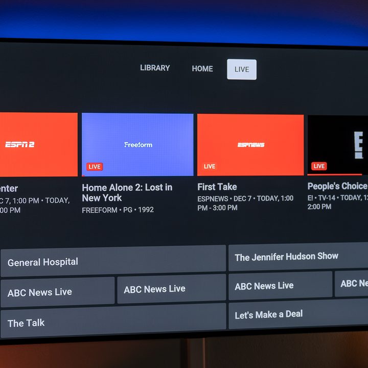 YouTube TV.