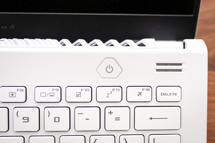 Power button on the Asus ROG Zephyrus G14.