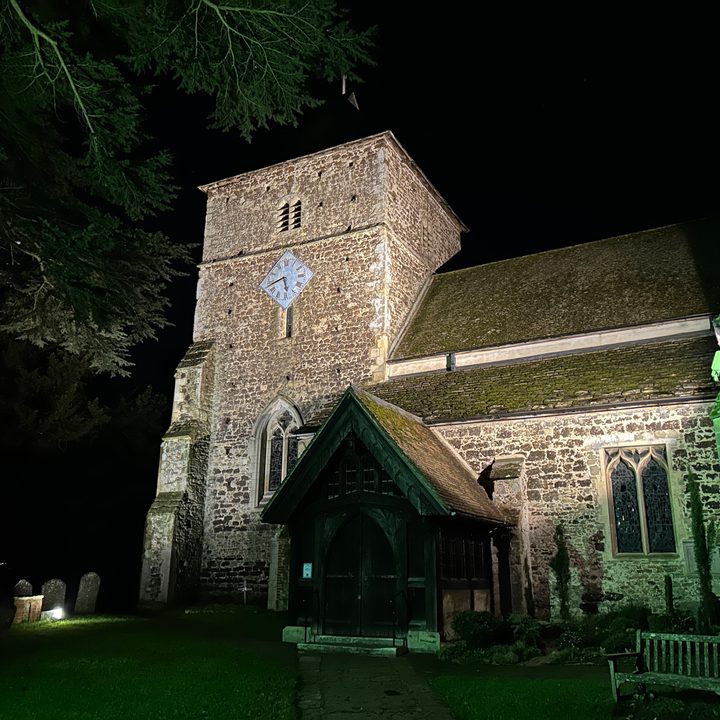 Night mode photo taken with the iPhone 14 Plus.