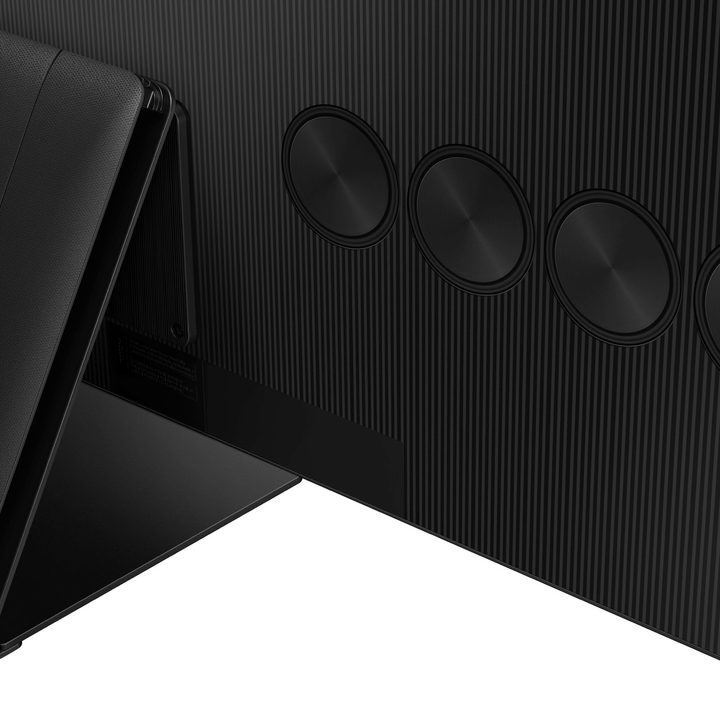 Samsung S95C QD-OLED 4K TV back panel.