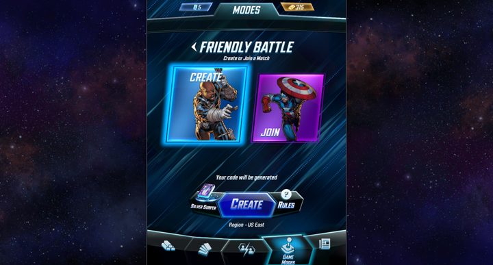 New Battle Mode in Marvel Snap.