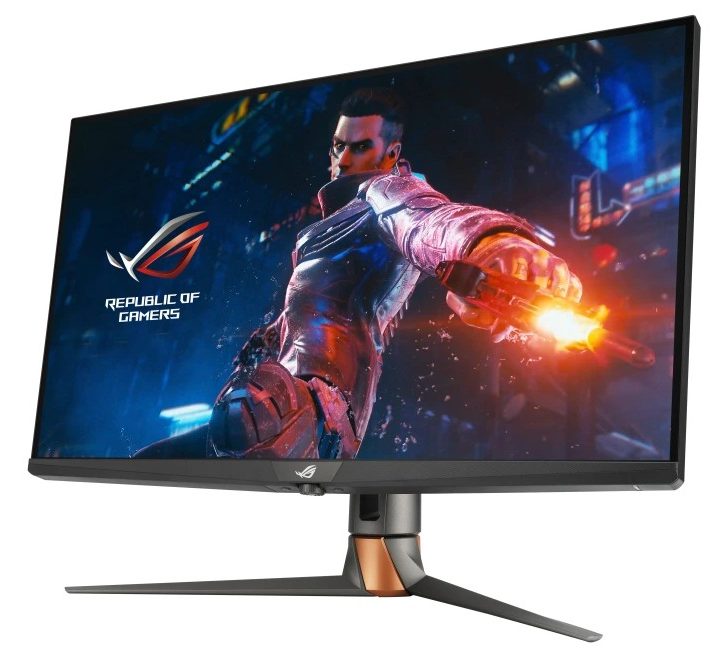 A press photo of the ROG Swift PG32UQXR.