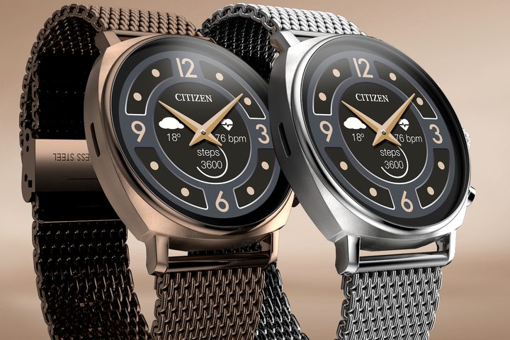 The Citizen CZ Smart Casual with mesh bracelets.