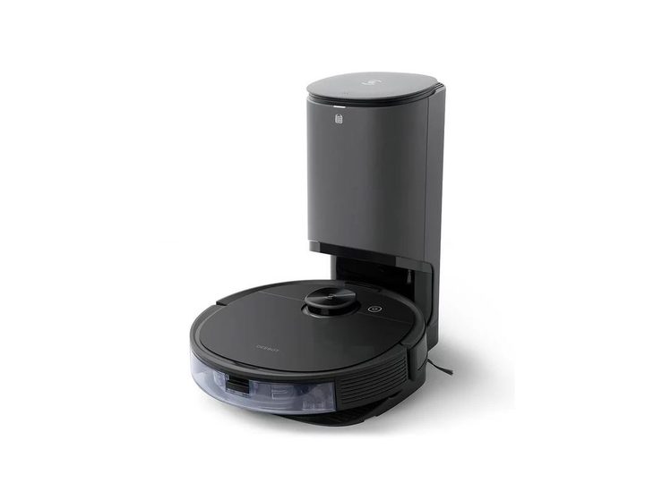 Ecovacs Deebot N8+ vacuum and mop with auto-empty dock product image.