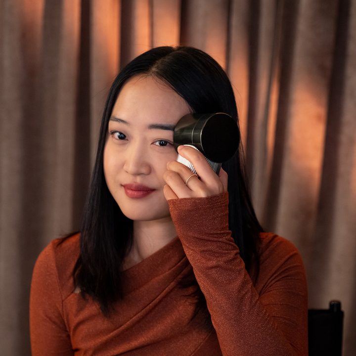 Using the L'Oreal Brow Magic printer.