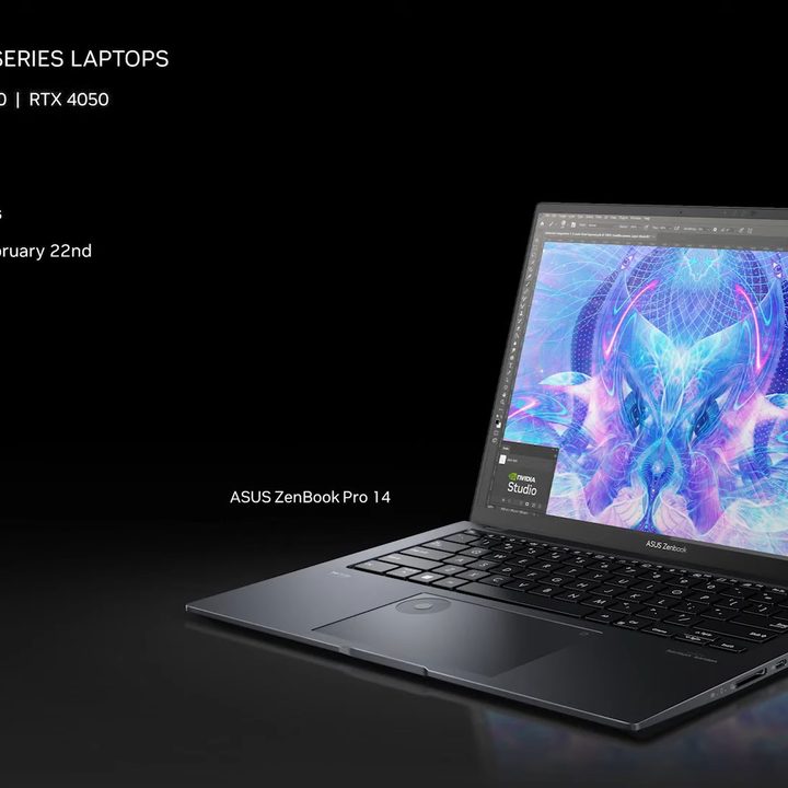 Nvidia mainstream RTX 40 laptop slide.