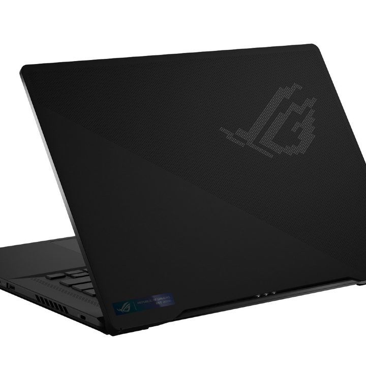 The lid of the ROG Zephyrus M16 against a white background.