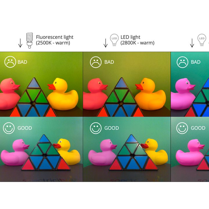 An example of how the Spectricity S1 sensor differs from smartphone cameras.