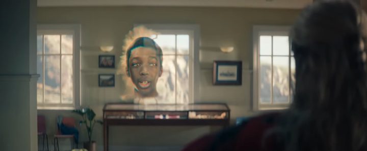 Axl's floating head in "Thor: Love and Thunder."