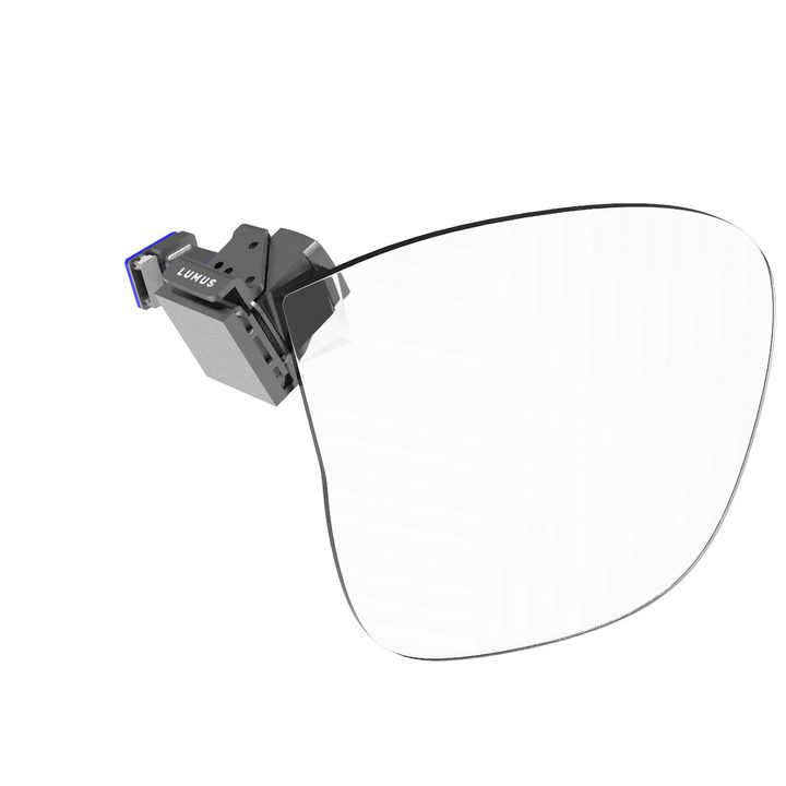 This is the tiny Lumus Z-Lens optical engine.