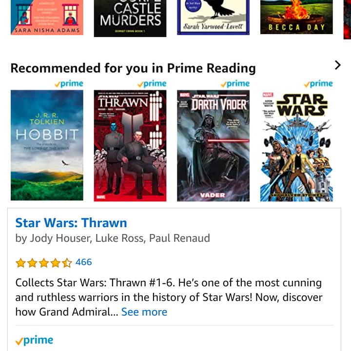 Adding a Prime Reading book to your Kindle.
