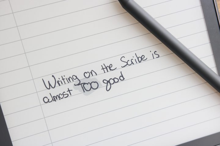 A note on the Amazon Kindle Scribe.