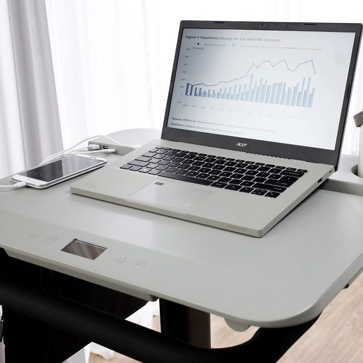 The Acer eKinekt BD 3 desk close up.