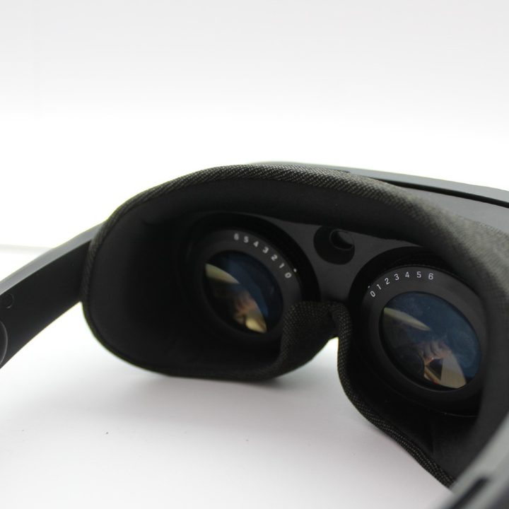 The lenses on the Vive XR Elite.