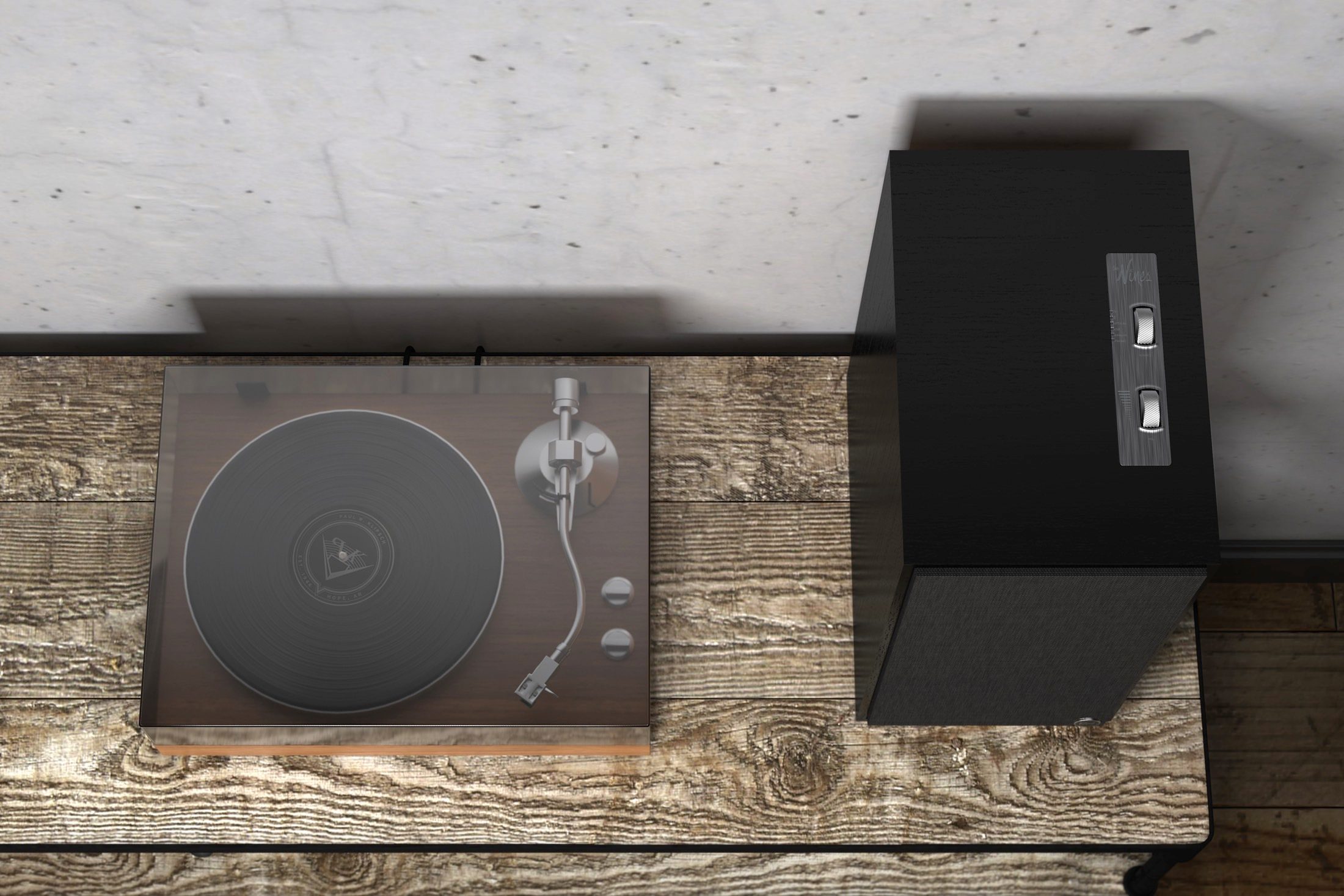 Klipsch The Nines in ebony finish.