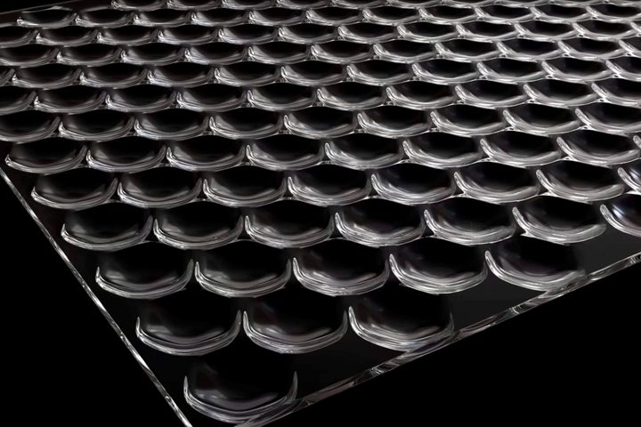 LG Display OLED Micro Lens Array illustration.