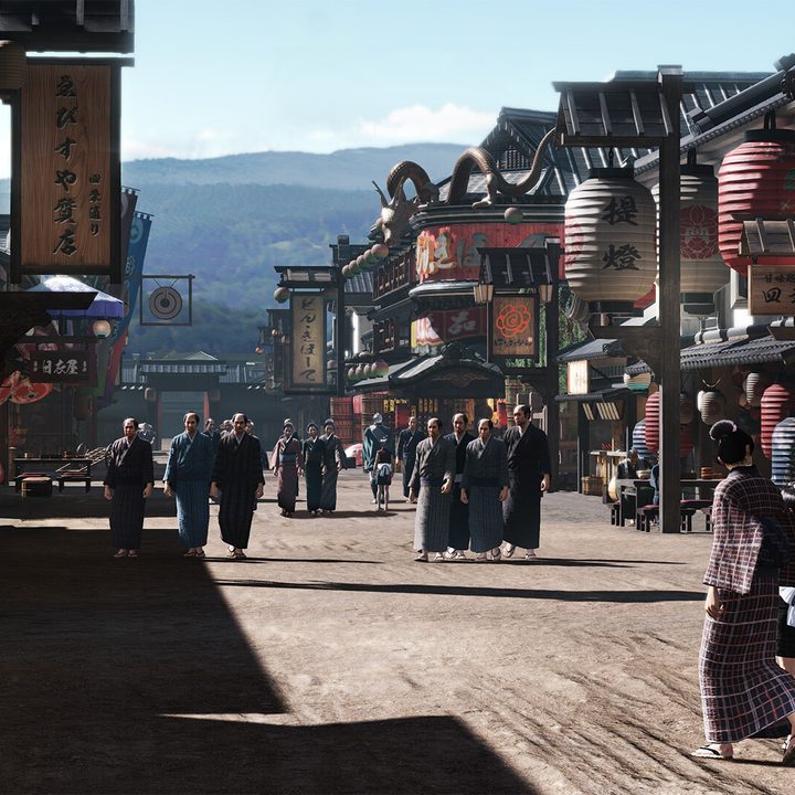 A village in Like a Dragon: Ishin.
