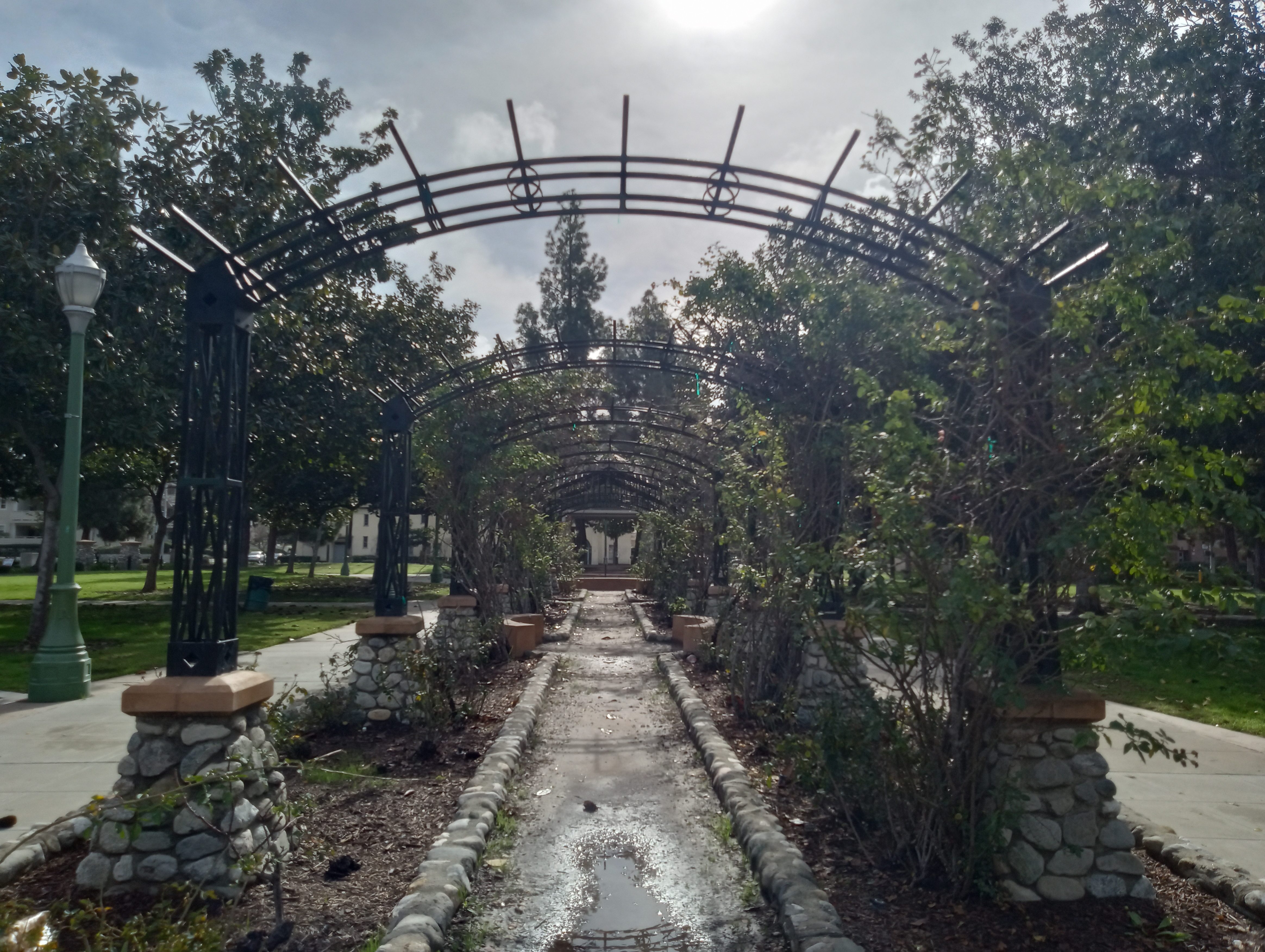 Archway at a park taken with Moto G Play (2023)