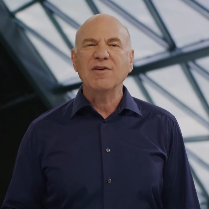 Nvidia's Jeff Fisher presenting its CES 2023 keynote.