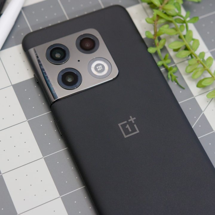 OnePlus 10 Pro lying on a table.