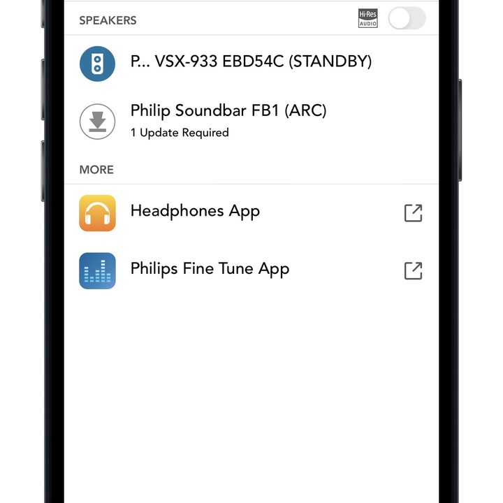 Philips Sound app.