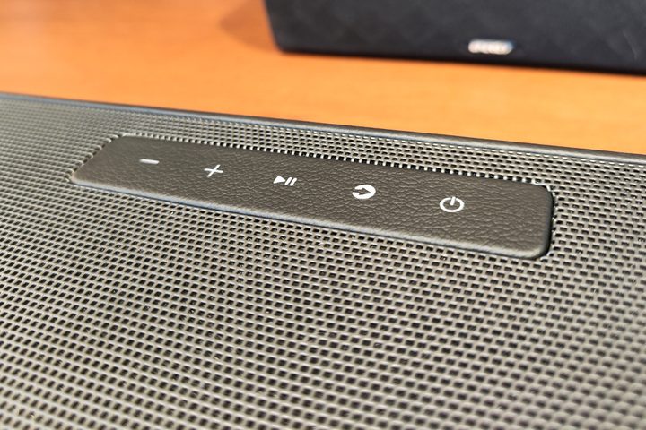Philips Fidelio FB1 top panel controls.
