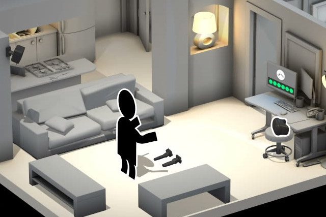 SteamVR roomscale setup instructions.
