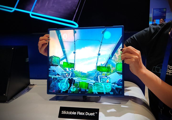 Samsung Slidable Flex Duet display