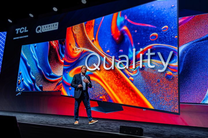 TCL's Scott Ramirez at CES 2023.