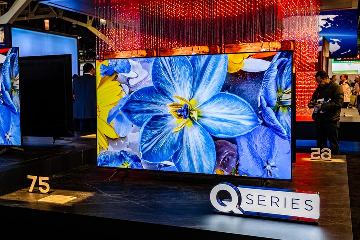 The TCL Q Series at CES 2023.