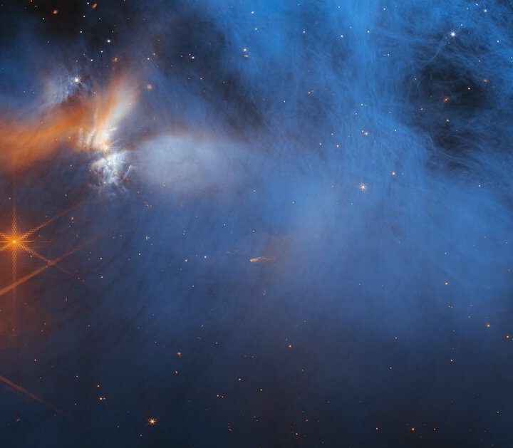 The central region of the Chameleon I dark molecular cloud.