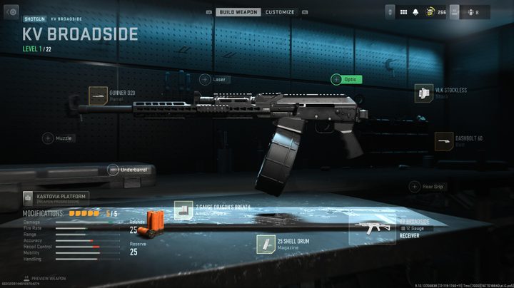 The KV Broadside in Warzone 2.0.
