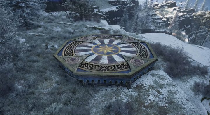 A magical landing platform.