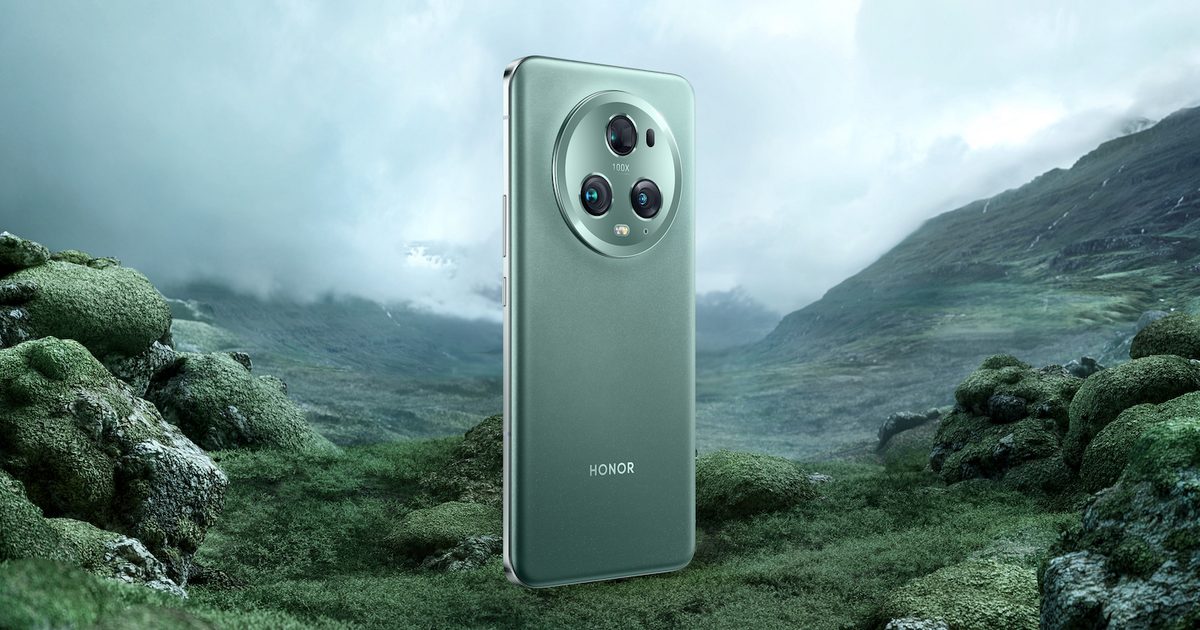 The new Honor Magic 5 Pro smartphone has a truly unusual design 