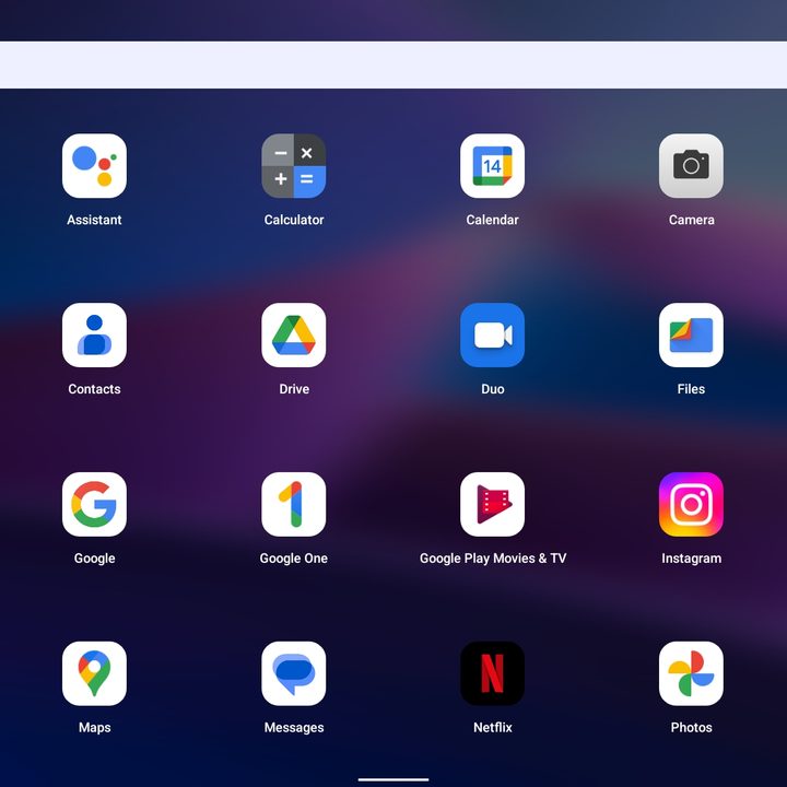 Screenshot of the Lenovo Tab M10 Plus (Gen 3).