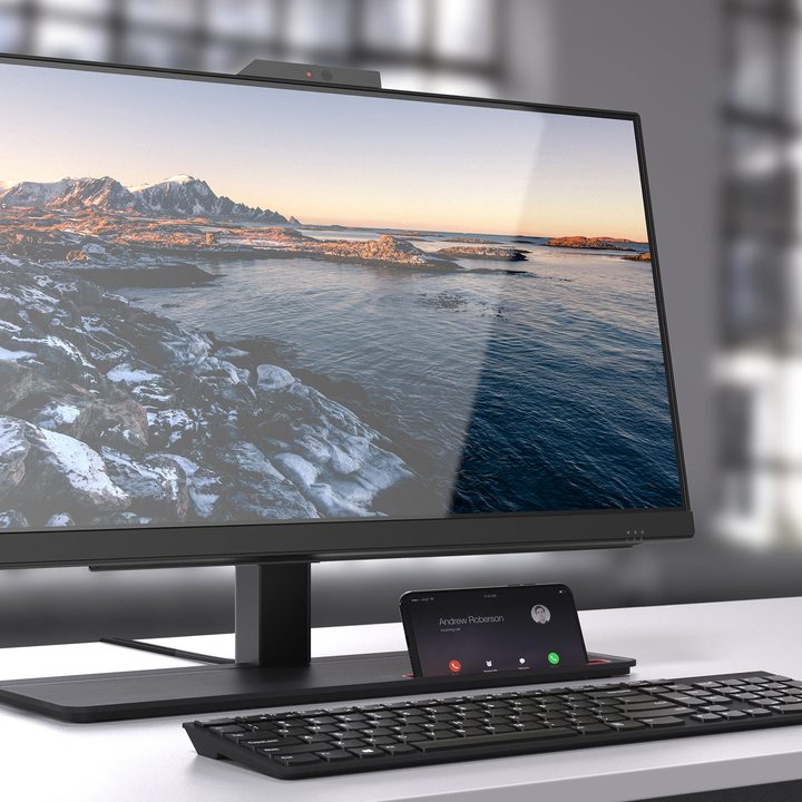 The Lenovo ThinkCentre M90a All-in-One PC.