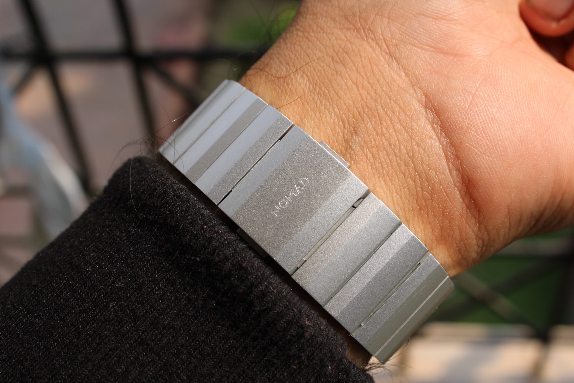 Nomad Aluminum Band clasp.