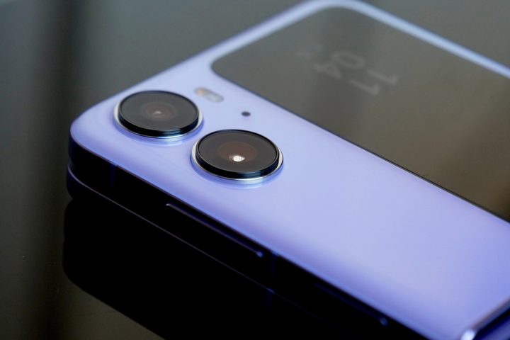 The Oppo Find N2 Flip's camera module.