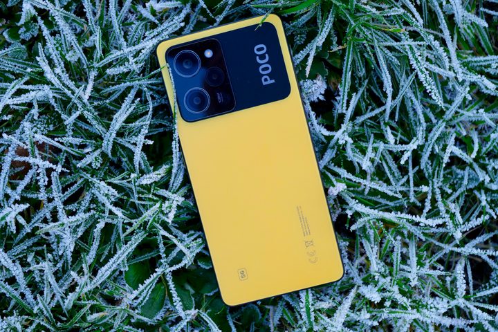 The back of the Poco X5 Pro.