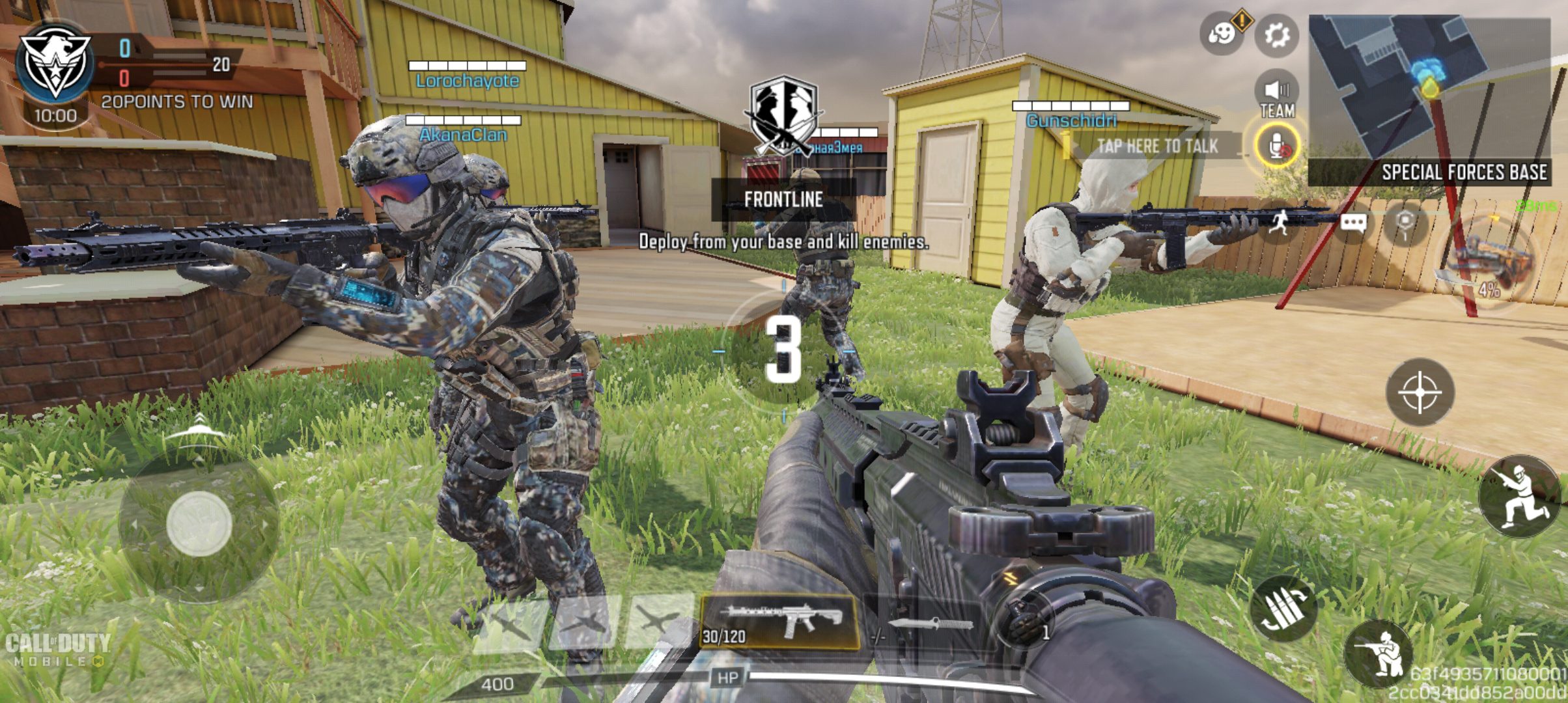 Call of Duty Mobile gameplay.