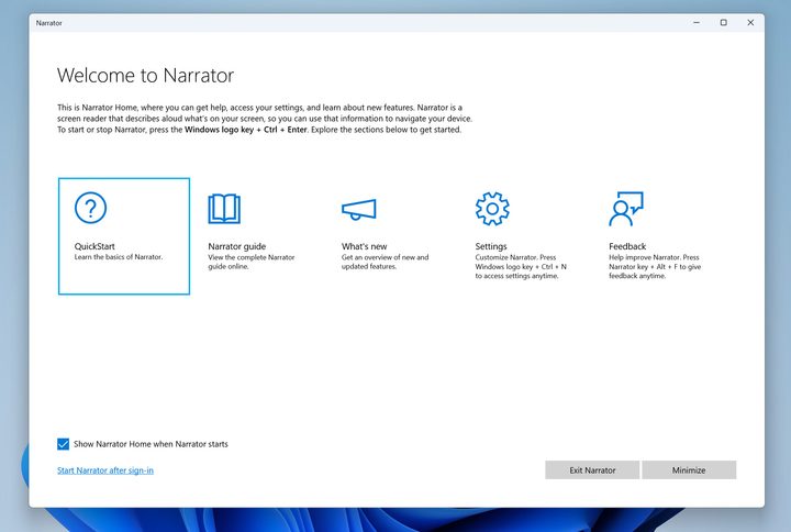 Man eye controlling Windows 11.