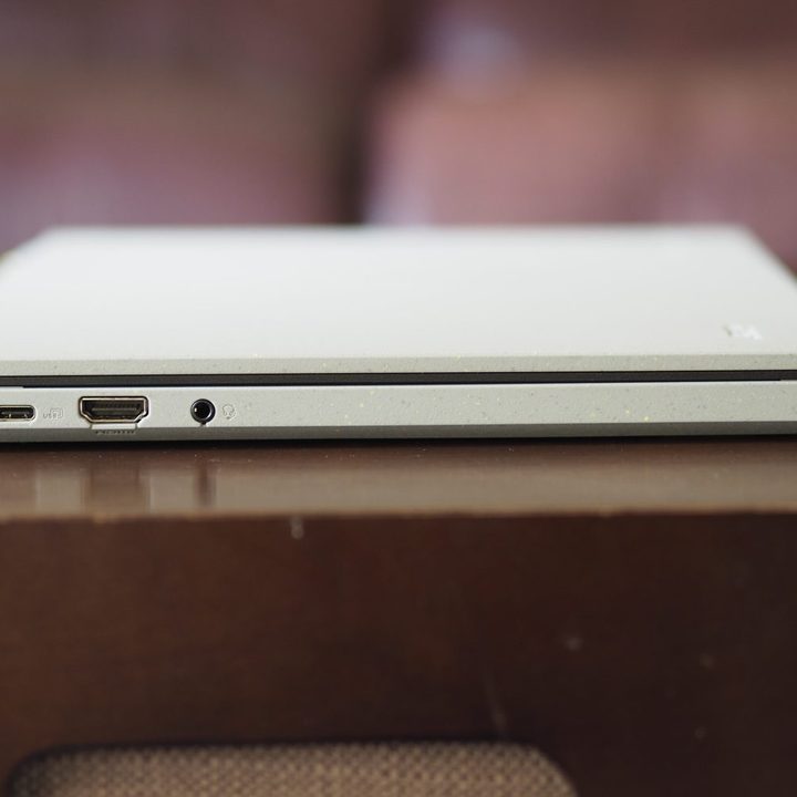 Acer Chromebook Vero 514 left side view showing ports.