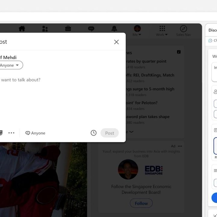 A screenshot showing how to compose a blog post in Bing and Microsoft Edge.