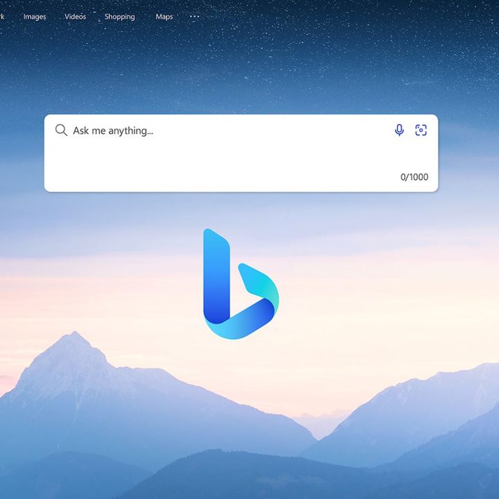 New Bing search engine.
