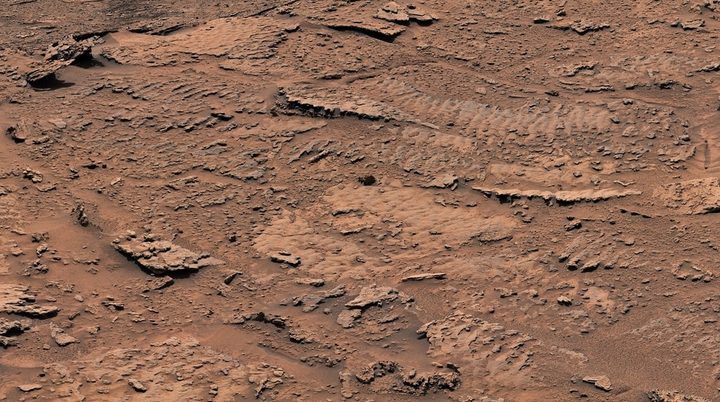 Billions of years ago, waves on the surface of a shallow lake stirred up sediment at the lake bottom. Over time, the sediment formed into rocks with rippled textures that are the clearest evidence of waves and water that NASA’s Curiosity Mars rover has ever found.